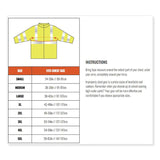 ergodyne® GloWear 8386 Class 3 Hi-Vis Outer Shell Jacket, Polyester, X-Large, Lime, Ships in 1-3 Business Days (EGO25375) Each