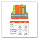 ergodyne® GloWear 8245PSV Class 2 Public Safety Vest, Polyester, Small/Medium, Orange, Ships in 1-3 Business Days (EGO23383) Each