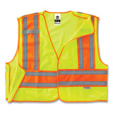ergodyne® GloWear 8245PSV Class 2 Public Safety Vest, Polyester, 6X-Large/7X-Large, Lime, Ships in 1-3 Business Days (EGO24000) Each