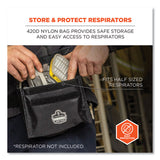 ergodyne® Arsenal 5180 Half Mask Respirator Waist Pack, 8.5 x 3.5 x 6.5, Black, Ships in 1-3 Business Days (EGO13180) Each