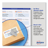 Avery® Shipping Labels with TrueBlock Technology, Inkjet Printers, 2.5 x 4, White, 8 Labels/Sheet, 25 Sheets/Pack (AVE5815) Pack of 200
