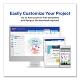 Avery® Shipping Labels with TrueBlock Technology, Inkjet Printers, 2.5 x 4, White, 8 Labels/Sheet, 25 Sheets/Pack (AVE5815) Pack of 200