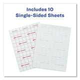 Avery® TouchGuard Protective Film Sheet, 9" x 12", Matte Clear, 10/Pack (AVE73606) Pack of 10