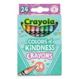 Crayola® Colors of Kindness Crayons, Assorted, 24/Pack (CYO520130) Pack of 24
