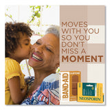 BAND-AID® OurTone Adhesive Bandages, BR45, 2.25 x 0.63; 3 x 0.75; 3 x 1, Light Brown, 30/Pack (JOJ119585) Box of 30