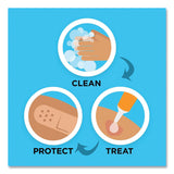 BAND-AID® OurTone Adhesive Bandages, BR45, 2.25 x 0.63; 3 x 0.75; 3 x 1, Light Brown, 30/Pack (JOJ119585) Box of 30