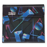 Mead® Trapper Keeper 3-Ring Pocket Binder, 1" Capacity, 11.25 x 12.19, Shapes (MEA260038CQ1ECM) Each