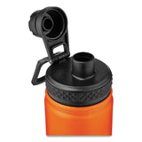 ergodyne® Chill-Its 5152 Insulated Stainless Steel Water Bottle, 25 oz, Orange, Ships in 1-3 Business Days (EGO13166) Each