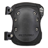 ergodyne® ProFlex 335 Slip-Resistant Rubber Cap Knee Pads, Buckle Closure, One Size, Black Cap, Pair, Ships in 1-3 Business Days (EGO18335) 1 Pair