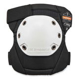 ergodyne® ProFlex 300HL Knee Pads, Rounded Hard Cap, Hook and Loop Closure, One Size, White Cap, Pair, Ships in 1-3 Business Days (EGO18301) 1 Pair