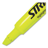 Stride StrideBrite Tank Highlighter, Fluorescent Yellow Ink, Chisel Tip, Yellow Barrel, 12/Box (STW42005) Box of 12