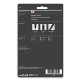 uniball® 207 Plus+ Gel Pen, Retractable, Medium 0.7 mm, Assorted Inspirational Ink Colors, Black Barrel, 6/Pack (UBC70491) Pack of 6