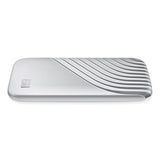 WD MY PASSPORT External Solid State Drive, 1 TB, USB 3.2, Silver (WDCAGF0010BSL) Each
