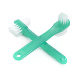 McKesson Denture Brush 2-Sided Bristle Green (472578_BX) 144/BX