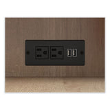 Whalen® Turing Home Office Workstation with Integrated Bookcase and Power Center, 48.3" x 31.75" x 55.25", Desert Ash/Black (WHLTU48CD) Each