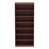 Alera® Alera Valencia Series Square Corner Bookcase, Seven-Shelf, 35.63w x 11.81d x 83.86h, Cherry (ALEVA78436MC) Each