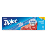 Ziploc® Slider Freezer Bags, 1 gal, 9.5" x 2.63" x 10.56", Clear, 24/Box (SJN316485) Each