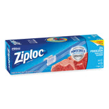 Ziploc® Slider Freezer Bags, 1 gal, 9.5" x 2.63" x 10.56", Clear, 24/Box (SJN316485) Each