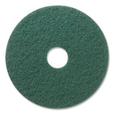 3M™ Niagara Green Scrubbing Pad, 17" Diameter, Green, 5/Carton (MMM35030) Case of 5