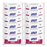 PURELL® Foodservice Surface Sanitizing Wipes, 1-Ply, 7.4 x 9, Fragrance-Free, White, 72/Pouch, 12 Pouches/Carton (GOJ937112CT) Case of 12