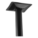 NPS® Cafe Table, 36w x 36d x 42h, Square Top/Round Base, Mahogany Top, Black Base, Ships in 1-3 Business Days (NPSCT33636RB1MY) Each