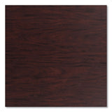 NPS® Cafe Table, 36" Diameter x 36h, Round Top/X-Base, Mahogany Top, Gray Base, Ships in 1-3 Business Days (NPSCG13636XC1MY) Each