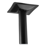 NPS® Cafe Table, 36" Diameter x 42h, Round Top/Base, Gray Nebula Top, Black Base, Ships in 1-3 Business Days (NPSCT13636RB1GY) Each