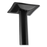 NPS® Cafe Table, 36" Diameter x 36h, Round Top/Base, Gray Neubula Top, Black Base, Ships in 1-3 Business Days (NPSCT13636RC1GY) Each