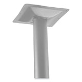 NPS® Cafe Table, 36w x 36d x 36h, Square Top/Round Base, Gray Nebula Top, Gray Base, Ships in 1-3 Business Days (NPSCG33636RC1GY) Each