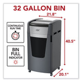 GBC® Momentum X26-32 Micro-Cut P-4 Anti-Jam Shredder, 26 Manual Sheet Capacity (GBCWSM177005) Each