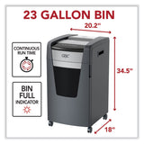 GBC® Momentum X22-23 Micro-Cut P-4 Anti-Jam Shredder, 22 Manual Sheet Capacity (GBCWSM177004) Each