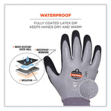 ergodyne® ProFlex 7501 Coated Waterproof Winter Gloves, Gray, Medium, Pair, Ships in 1-3 Business Days (EGO17633) 1 Pair