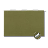 Universal® Hanging File Folders, Legal Size, 1/5-Cut Tabs, Standard Green, 50/Carton (UNV34111) Case of 50