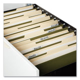 Universal® Hanging File Folders, Legal Size, 1/5-Cut Tabs, Standard Green, 50/Carton (UNV34111) Case of 50
