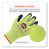 ergodyne® ProFlex 7021 Hi-Vis Nitrile-Coated CR Gloves, Lime, Small, Pair, Ships in 1-3 Business Days (EGO17962) 1 Pair