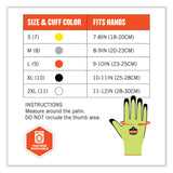 ergodyne® ProFlex 7022 ANSI A2 Coated CR Gloves DSX, Lime, Small, Pair, Ships in 1-3 Business Days (EGO17972) 1 Pair