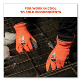 ergodyne® ProFlex 7401-CASE Coated Lightweight Winter Gloves, Orange, Medium, 144 Pairs/Carton, Ships in 1-3 Business Days (EGO17893) Case of 144