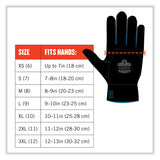 ergodyne® ProFlex 7551-CASE ANSI A5 Coated Waterproof CR Gloves, Orange, Small, 144 Pairs/Carton, Ships in 1-3 Business Days (EGO17992) Case of 144