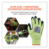 ergodyne® ProFlex 7041-CASE ANSI A4 Nitrile Coated CR Gloves, Lime, X-Large, 144 Pairs/Carton, Ships in 1-3 Business Days (EGO17825) Case of 144