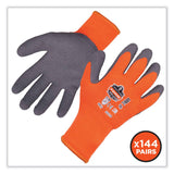 ergodyne® ProFlex 7401-CASE Coated Lightweight Winter Gloves, Orange, Medium, 144 Pairs/Carton, Ships in 1-3 Business Days (EGO17893) Case of 144