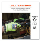 ergodyne® ProFlex 7041 ANSI A4 Nitrile-Coated CR Gloves, Lime, Medium, Pair, Ships in 1-3 Business Days (EGO17813) 1 Pair