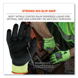ergodyne® ProFlex 7041 ANSI A4 Nitrile-Coated CR Gloves, Lime, Medium, Pair, Ships in 1-3 Business Days (EGO17813) 1 Pair