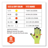 ergodyne® ProFlex 7041 ANSI A4 Nitrile-Coated CR Gloves, Lime, X-Large, Pair, Ships in 1-3 Business Days (EGO17815) 1 Pair