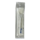 Boardwalk® Three-Piece Utensil Set, Fork/Napkin/Salt Packet, White, 500/Carton (BWK3KITMW) Case of 500