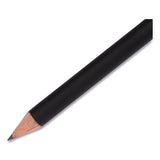 Paper Mate® Mirado Black Warrior Pencil, HB (#2), Black Lead, Black Matte Barrel, Dozen (PAP2254) 1 Dozen