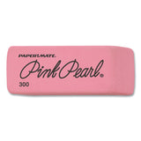 Paper Mate® Pink Pearl Eraser, For Pencil Marks, Rectangular Block, Medium, Pink, 3/Pack (PAP70502) Pack of 3