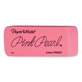 Paper Mate® Pink Pearl Eraser, For Pencil Marks, Rectangular Block, Large, Pink, 12/Box (PAP70521) Box of 12