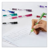 Paper Mate® Clear Point Mechanical Pencils with Tube of Lead/Erasers, 0.9 mm, HB (#2), Black Lead, Assorted Barrel Colors, 2/Pack (PAP1759214) Pack of 2