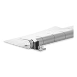 deflecto® Oasis Privacy Panel, 24 x 2.7 x 16.36, Gray (DEF400005) Each