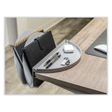 deflecto® Standing Desk File Organizer, 2 Sections, Letter Size, 12 x 9.69 x 7.11, Gray (DEF400003) Each